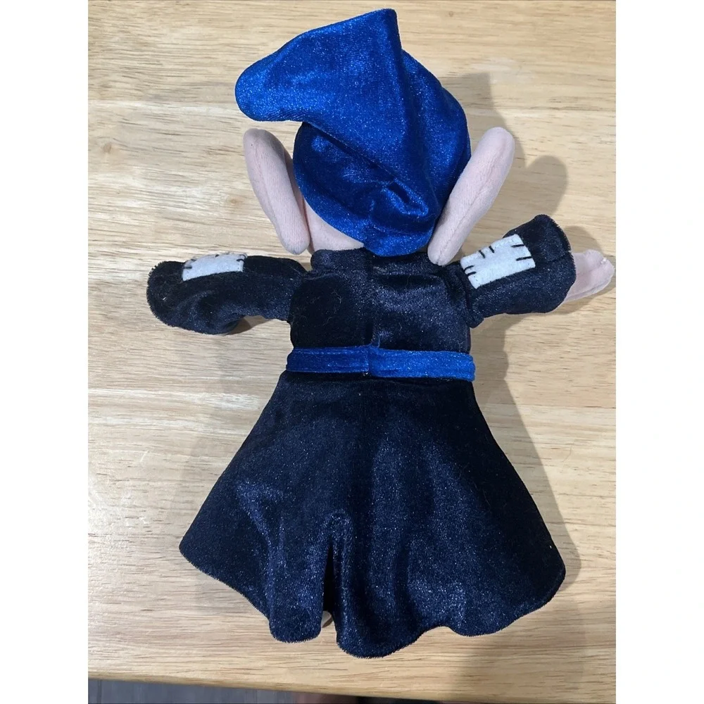 Disney Store‎ Dopey Plush Stuffed Doll Small Blue Robe Soft Toy Dwarf Snow White